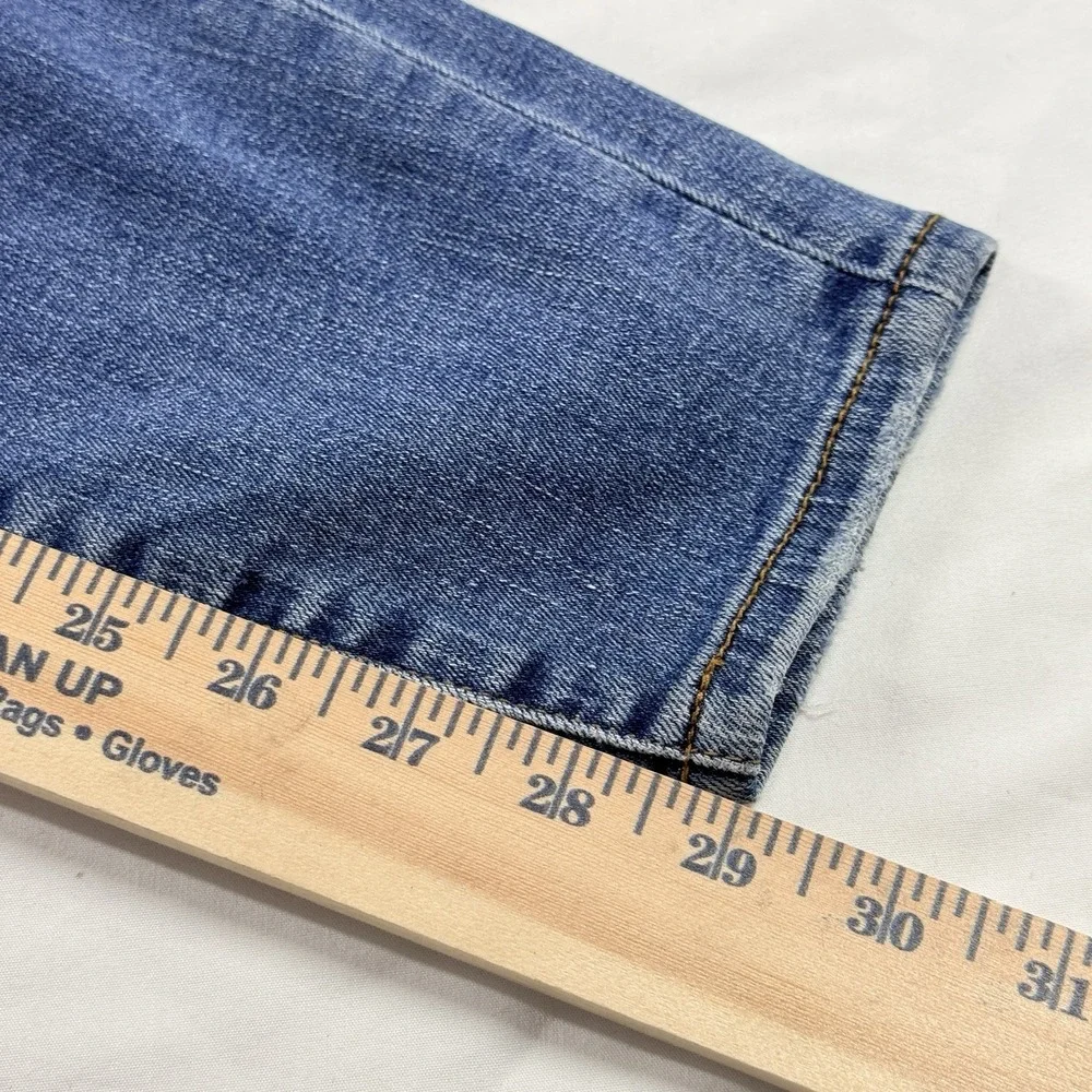 Good American Jeans Womens 0/25 Blue Good Waist High Rise Skinny Distressed - Picture 9 of 16